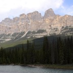 CASTLE MOUNTAIN & BOW RIVER. BANFF.  N. P..jpg