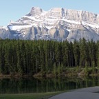 JOHNSON LAKE  & MOUNT RUNDLE.       BANFF  N.P..jpg