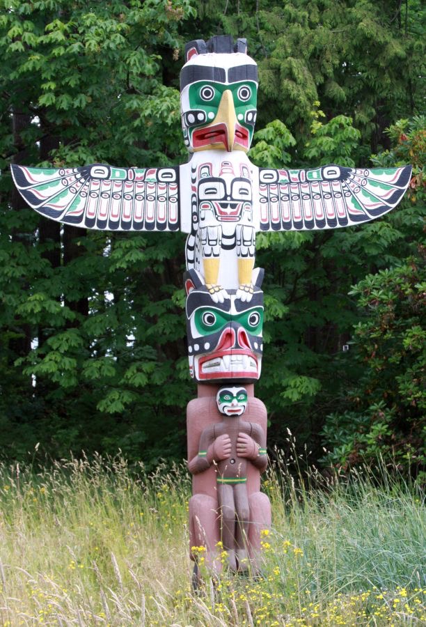 VANCOUVER STANLEY PARK. TOTEM POLE..jpg
