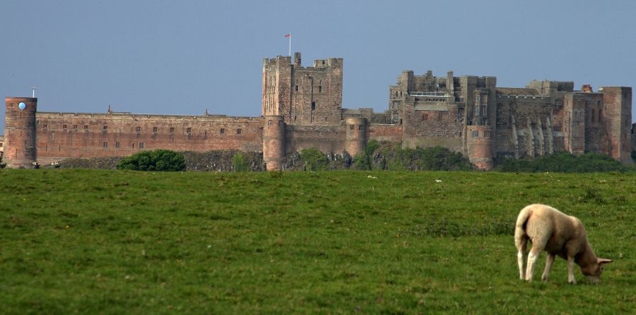 BAMBURGH.  CASTLE    different view.JPG
