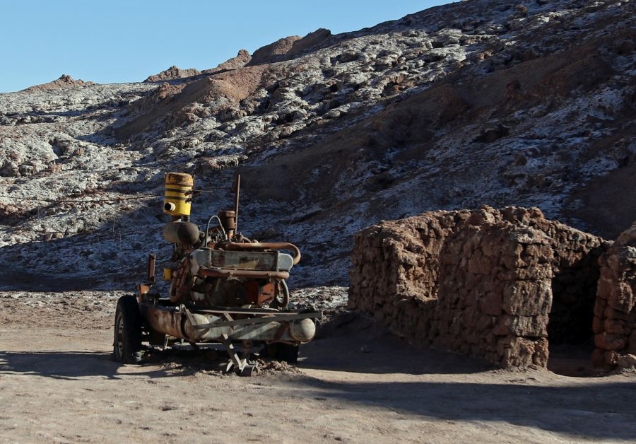 ATACAMA.       The    Salt Range.       Old Salt Workings.jpg