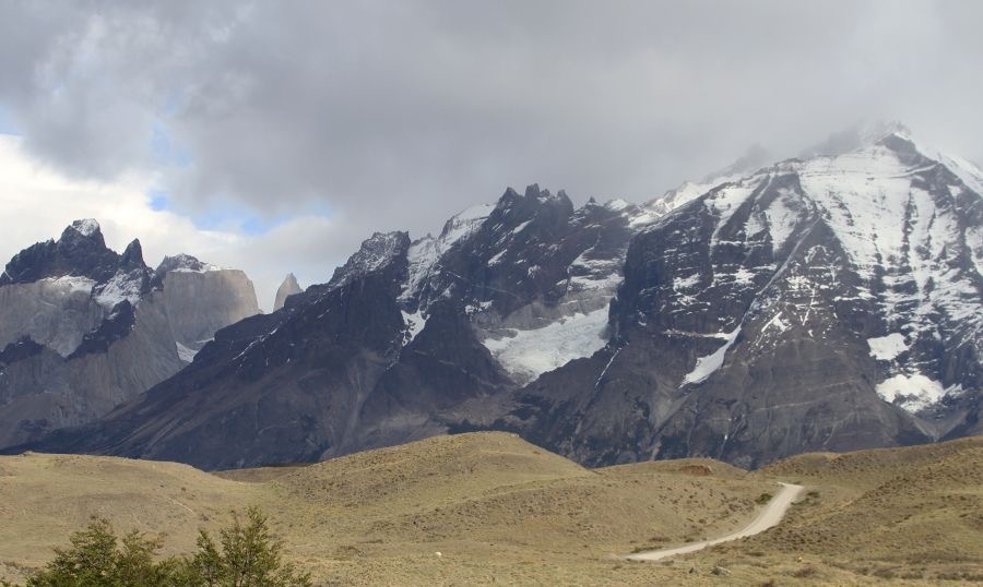 TORRESdelPAINE .Track leading up to Paine Massif.jpg